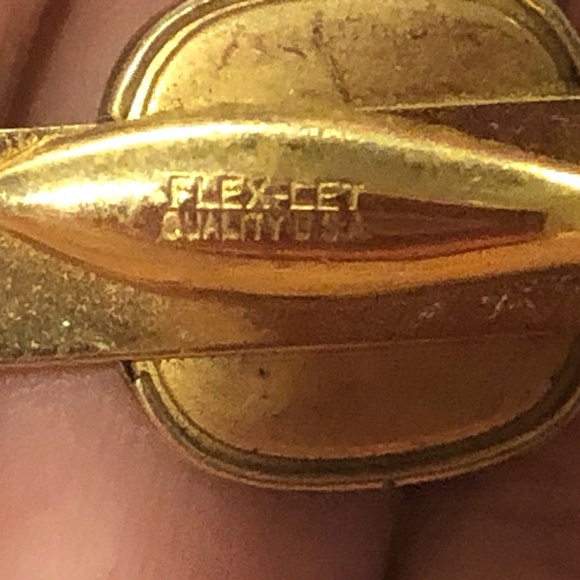 VTG FLEX-CET Masonic Freemason Tie Clips/Cuff Links Lot Red 3 pc/Black/Gold Tone - Picture 11 of 14